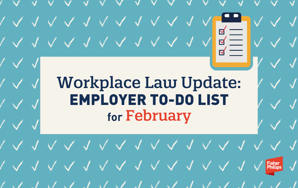 Workplace Law Update header