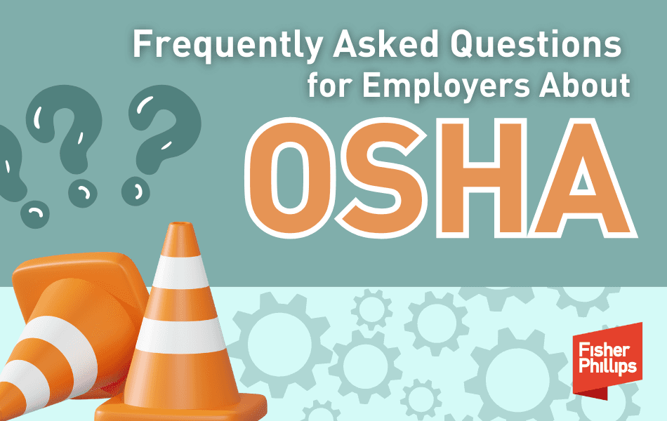 OSHA FAQs infographic