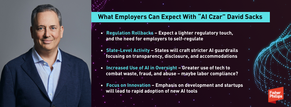 What Employers can Expect with AI Czar David Sacks