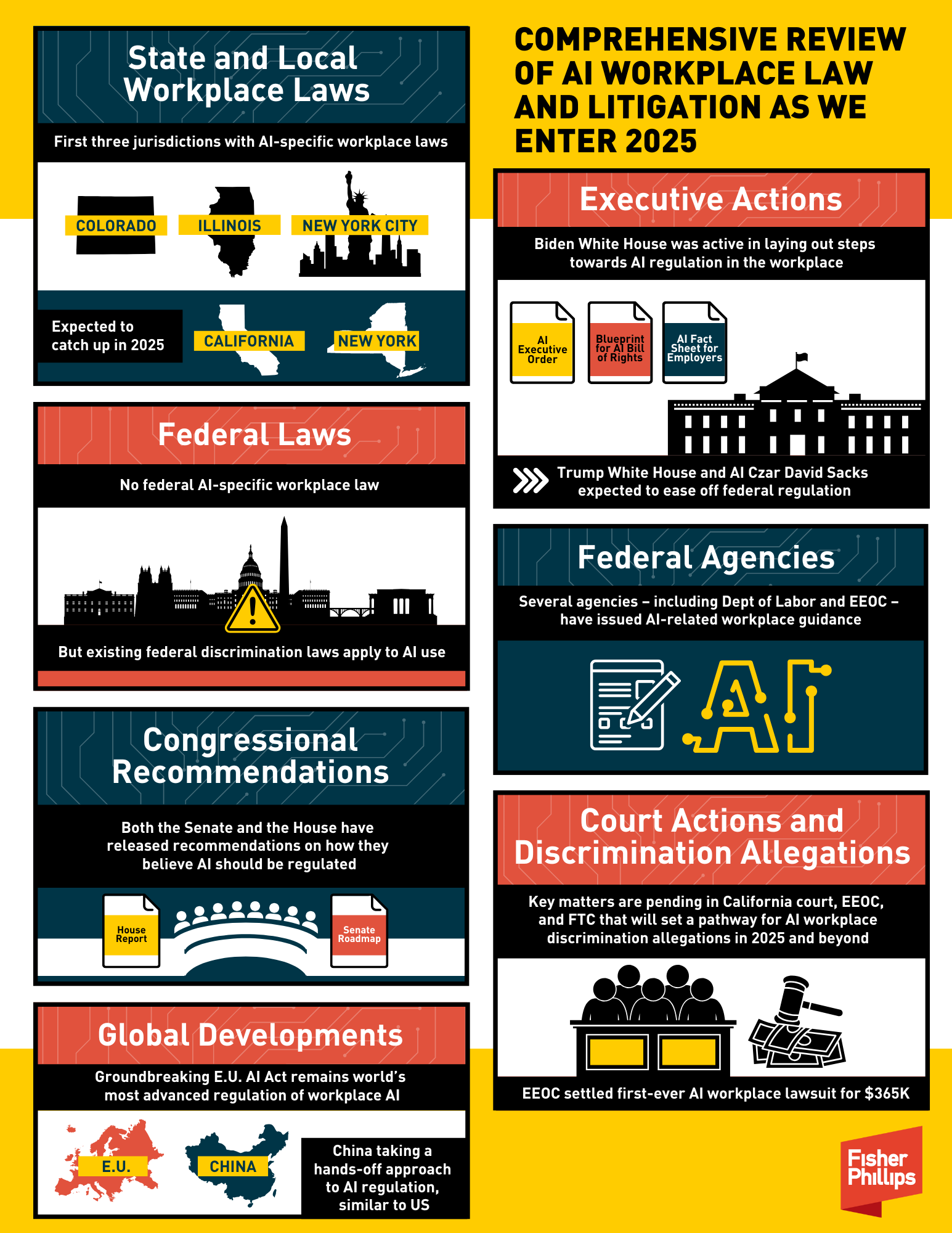 AI workplace law and litigation review